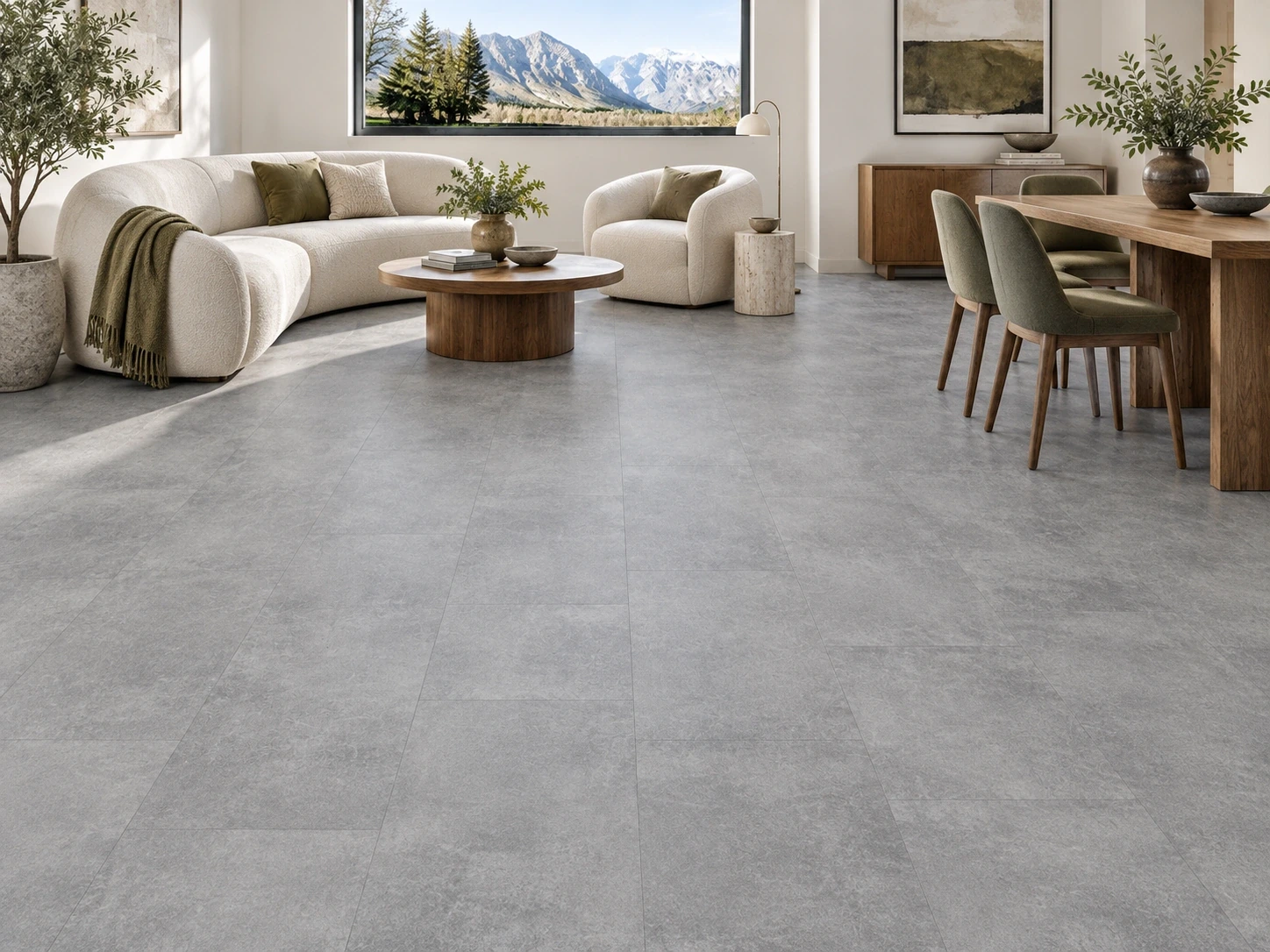 Industrial Grey — Forna Natural Composite (flooring) — room illustration
