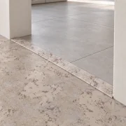Ceramic Marble T-molding transition — installed view