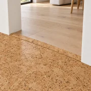 Desert Arable T-molding transition — installed view
