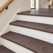 Onyx stair nosing — installed view
