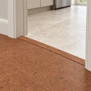 Parkland T-molding transition — installed view
