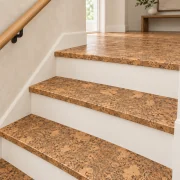 Rococo stair nosing — installed view
