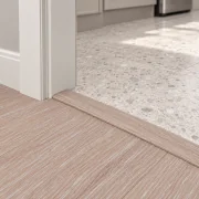 Sandstorm T-molding transition — installed view