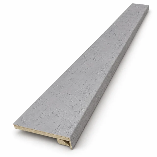 White Leather – 1/2″ (12mm) (Stair Nosing)