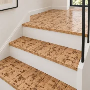 Woodflow stair nosing — installed view