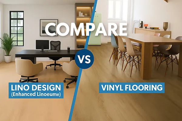 LINO Design Flooring vs. Vinyl Flooring.
