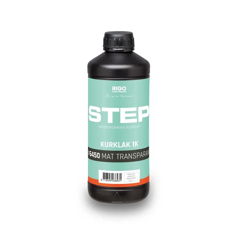 Rigostep (Royl) Step 1K Cork Transparent Litre Top Layer Water-Based Polyurethane (Rigol) Rigostep (Royl) Step 1K Cork Transparent Litre (Polyurethane)