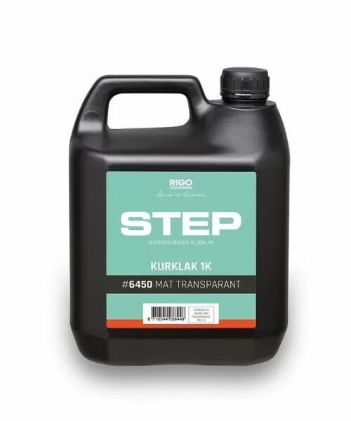 RigoStep (Royl) Step 1K CORK Transparent 4 Litre (Polyurethane)