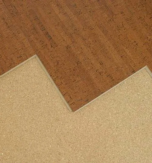 Acoustic Insulation Cork Flooring With Cork Underlayment