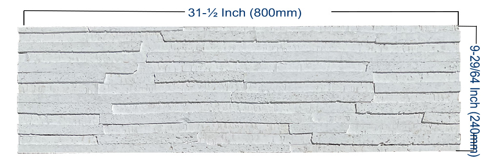 White Cubes - 25/64 (10mm) - Cork Wall Tile (WWCu10) - ICork Floor