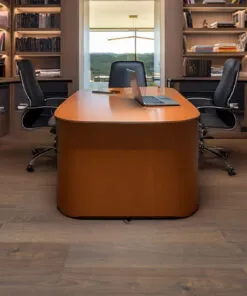 ashen chestnut swiss cork flooring for home office