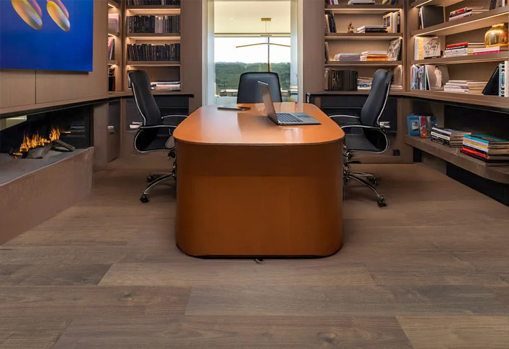 Ashen Chestnut - 7/16&Quot; (11Mm) - Swiss Design Cork Floating (Fascnut11) Ashen Chestnut Swiss Cork Flooring For Home Office