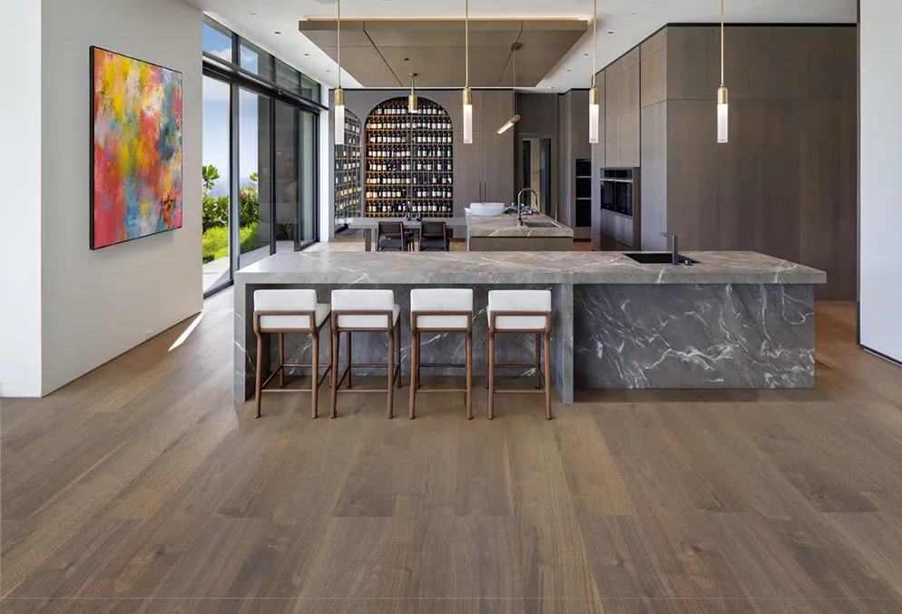 Ashen Chestnut - 7/16&Quot; (11Mm) - Swiss Design Cork Floating (Fascnut11) Ashen Chestnut Swiss Cork Flooring For Kitchen
