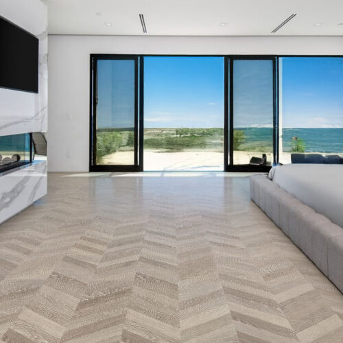 Aurora Chevron - 7/16″ (11mm) - Swiss Design Cork Floating (FAuro11 ... - Low Impact Flooring Options For Apartments