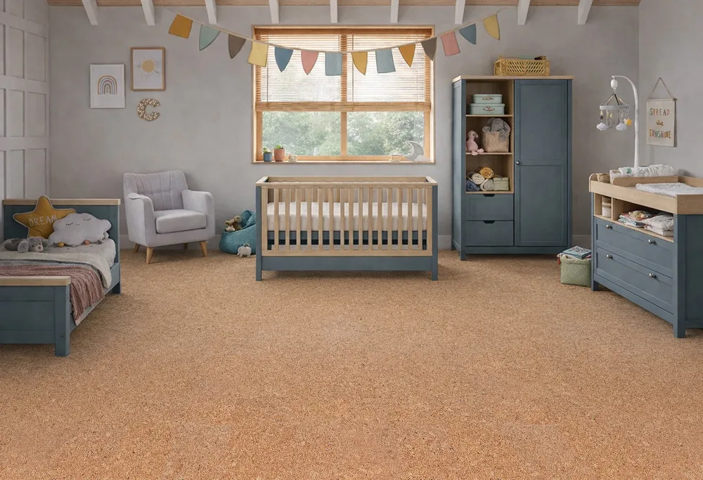 Autumn Leaves - 1/2&Quot; (12Mm) - Cork Floating (Fal12) Autumn Leaves Cozy Baby Nursery With Natural Cork Flooring Designed For Comfort, Quiet, And Healthy Indoor Air.