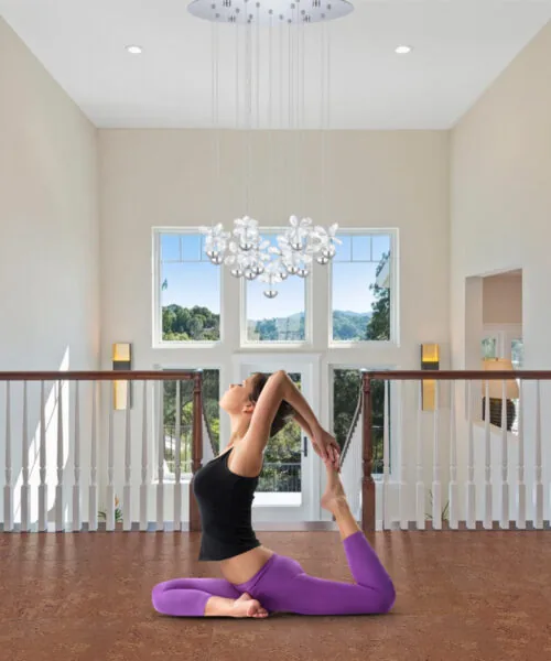 Autumn Ripple - 1/2&Quot; (12Mm) - Cork Floating (Far12) Autumn Ripple Cork Yoga Home Environmentally Friendly Flooring