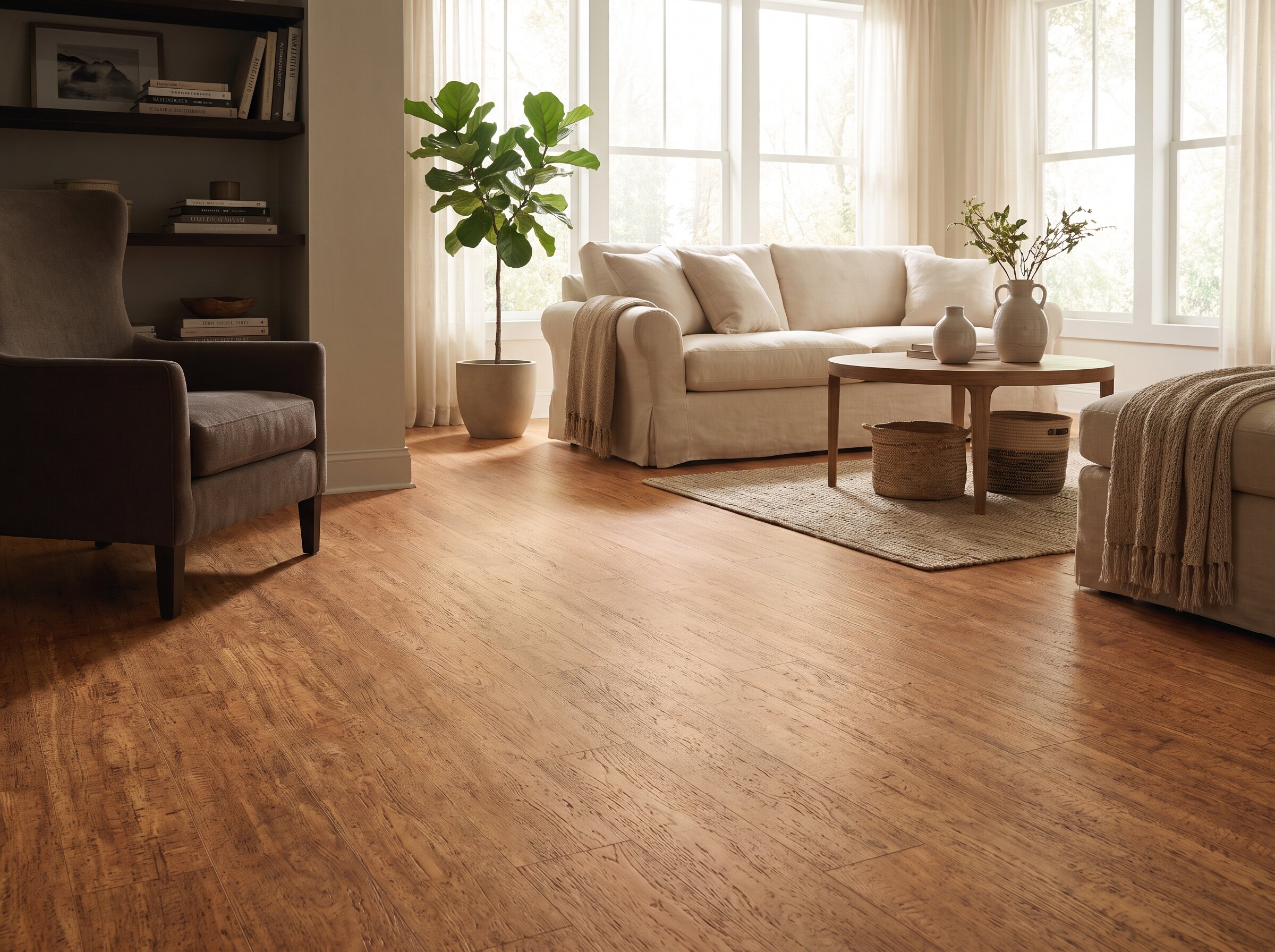 Banner Natural Cork Flooring - Flat Flooring And Interior Image For Icorkfloor Homepage