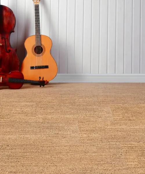 Berber - 1/2&Quot; (12Mm) - Cork Floating (Fber12) Berber Cork Flooring Forna Grand Piano Residential Music Lounge Room Sustainable