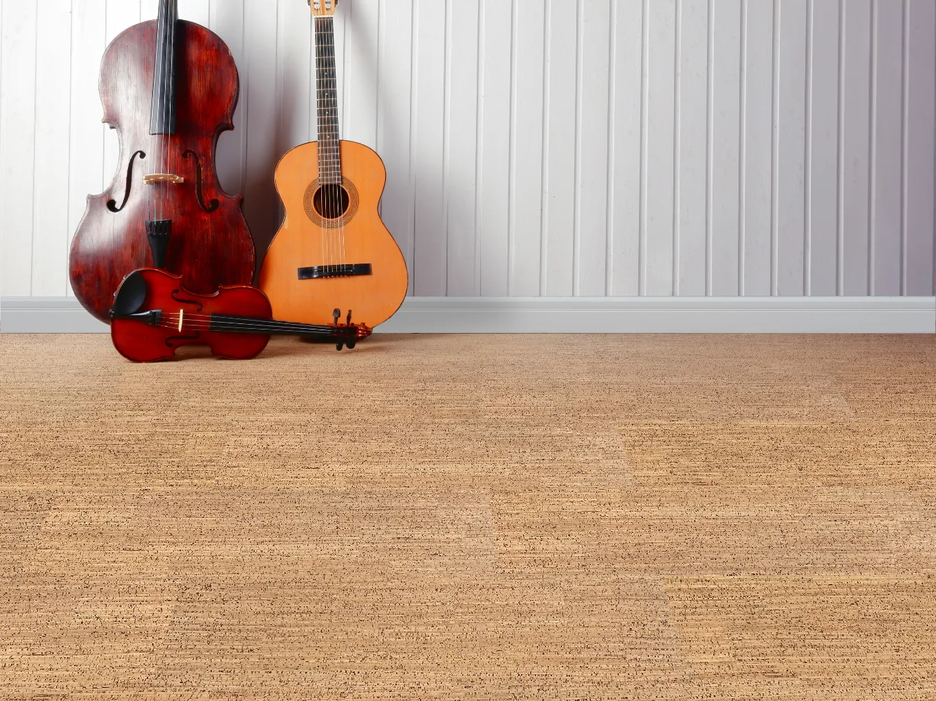 Berber Cork Flooring Forna Grand Piano Residential Music Lounge Room Sustainable