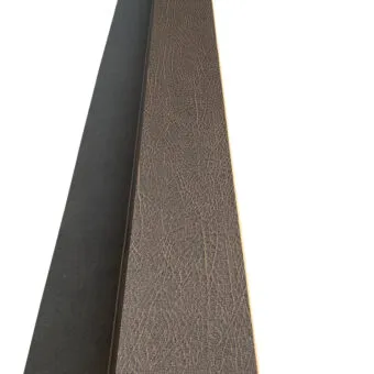 Black buffalo leather nosing 1.