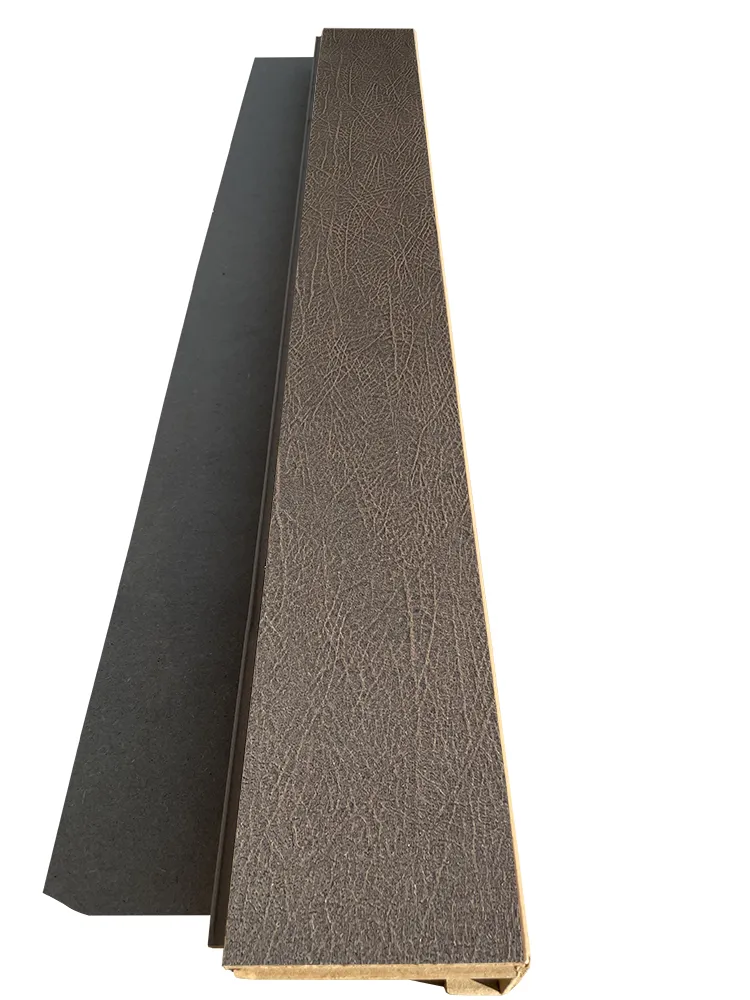 Black Buffalo – 13/32” (10.5Mm) – Swiss Leather Flooring Stair Nosing (915Mm Long) (Nbkbuf10.5) (Special Order) Black Buffalo Leather Nosing