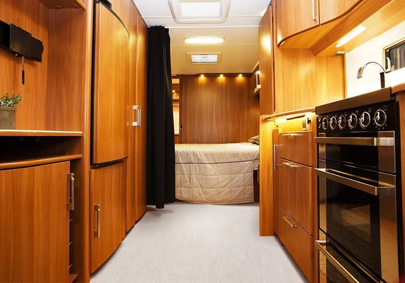Trailer Flooring, Walls, Ceilings, Cork Tiles Bleached Birch Cork Flooring Forna Inside Of Modern Camper Iv Motor Home