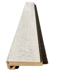 bleached birtasmanian-burl-1-2-inch-12mm-cork-floating-stair-nosing-900mm-longch cork flooring nosing custom made