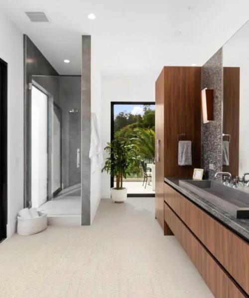 Bleached Birch Off White Cork Floor Washroom Flooring