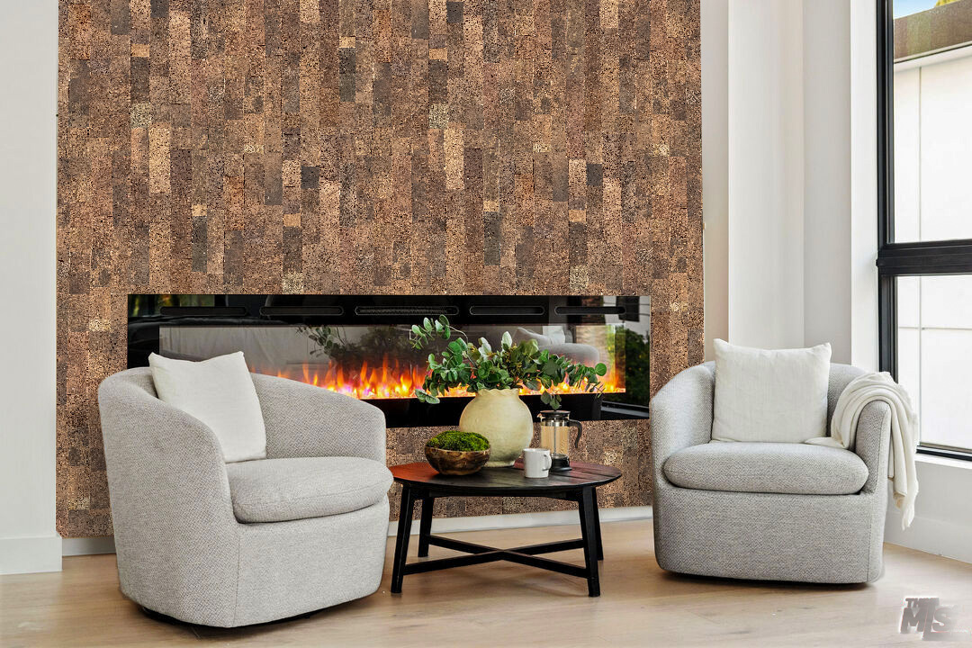 Brown Bricks - 23/64 (9mm) - Cork Wall Tile (WBBr9) - iCork Floor