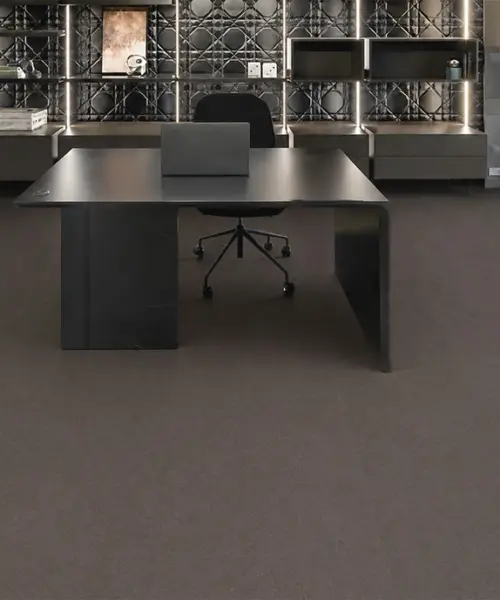 Night - 7/16&Quot; (11Mm) - Swiss Real Cork Floating (Fnig11) Night Installed Flooring In A Furnished Daylight Interior; Reviewed Room View (Fnig11)