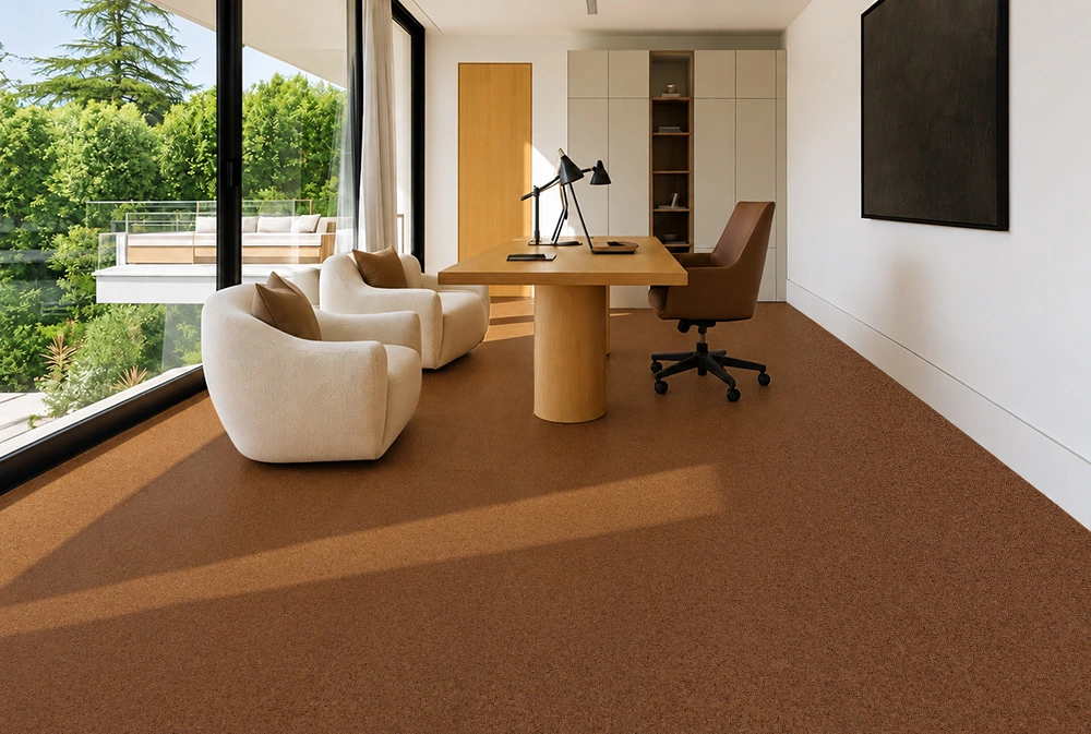 Venetian - 25/64&Quot; (10Mm) - Cork Floating (Fven10) Venetian Installed Flooring In A Furnished Daylight Interior; Reviewed Room View (Fven10)