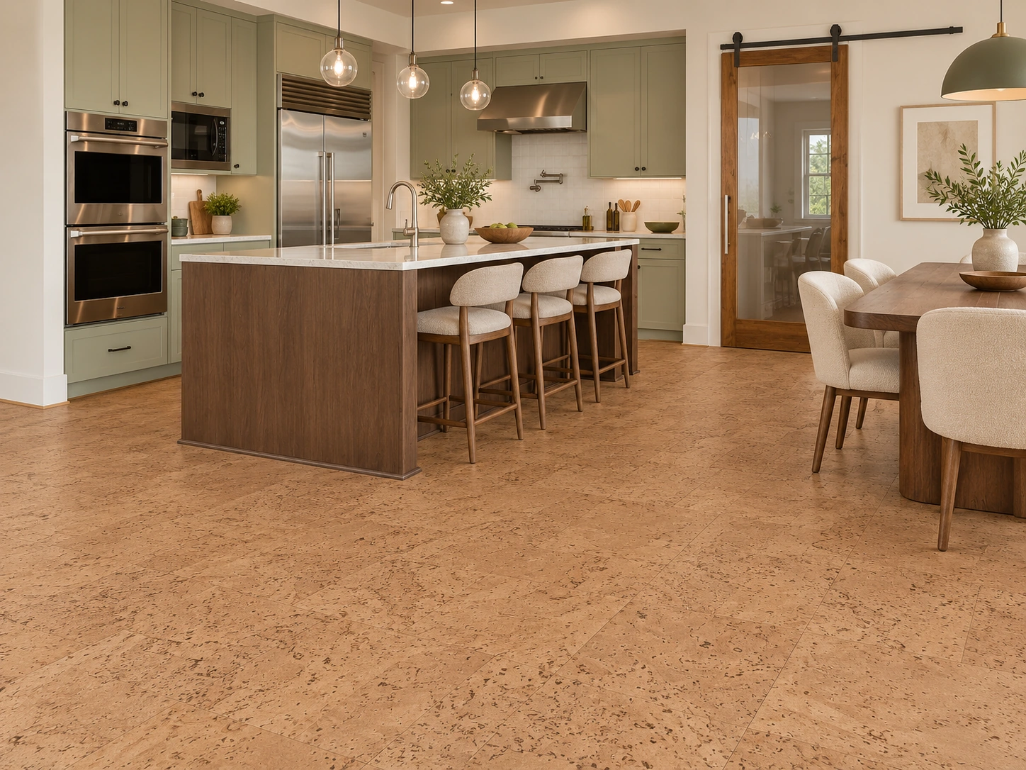 Logan — 8mm glue-down cork tile (floor & wall)