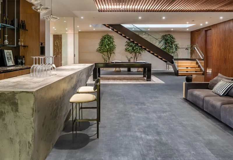 Concrete Alloy Forna Techslate Scratch-Resistant Flooring Basement