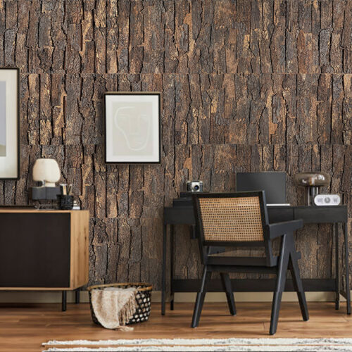 cork bark acoustic wall panels sound-absorbing qualities office