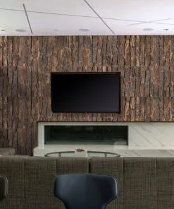 Cork Bark Sound-Reducing Panels Reduction Feature Wall Panels