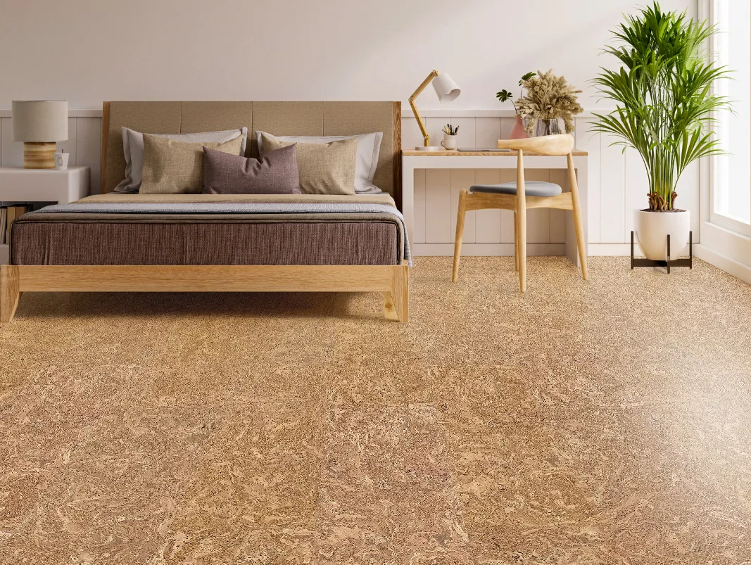 Desert Arable - 25/64&Quot; (10Mm) - Cork Floating (Fda10) Cork Board Floor Desert Arable Uniclic