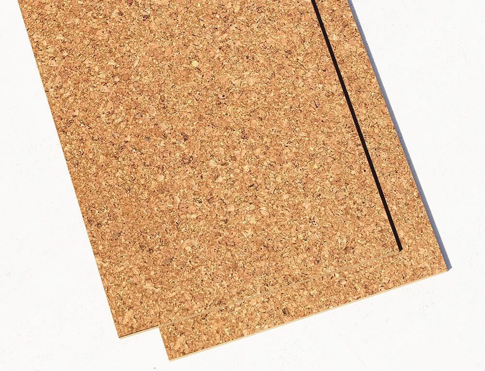 Solid Cork Flooring Golden Beach 6mm, Cork Tile Flooring