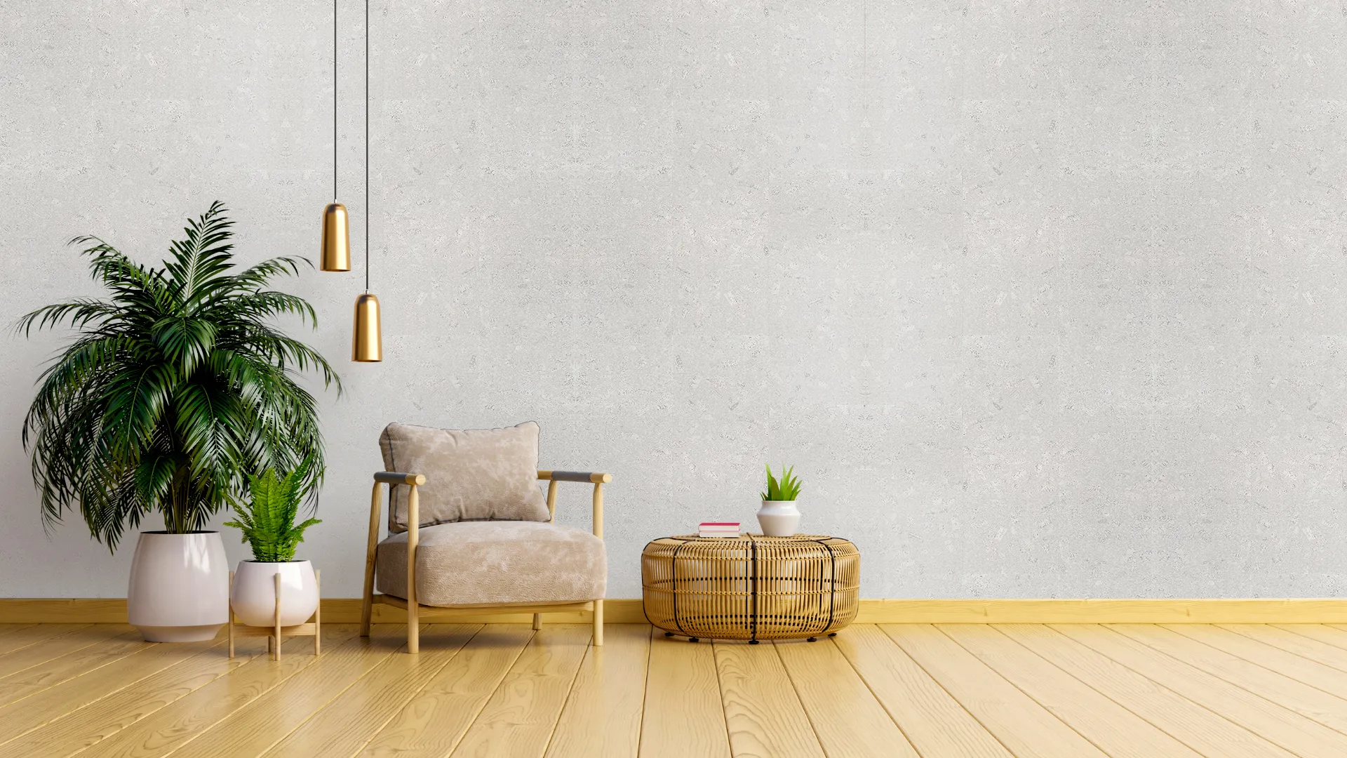 Flat cork wall tiles for walls and ceilings