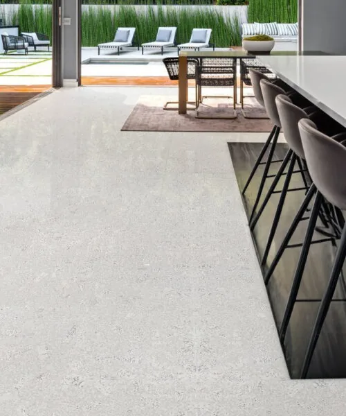 creme royal marble white cork kitchen flooring