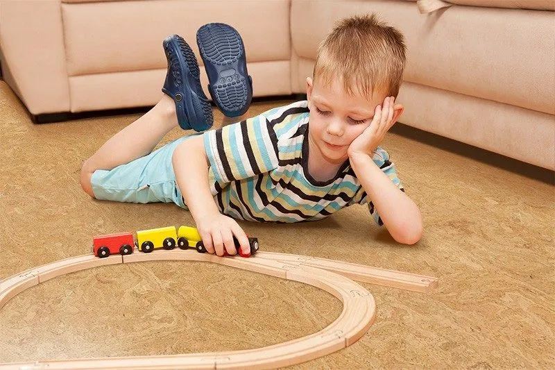 What Are The Benefits Of Cork Flooring? Desert Arable Cork Flooring Kids Room Warm
