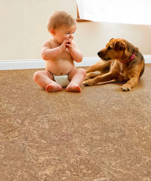 Desert Arable - 25/64&Quot; (10Mm) - Cork Floating (Fda10) Desert Arable For Baby And Dog Non-Allergenic Flooring