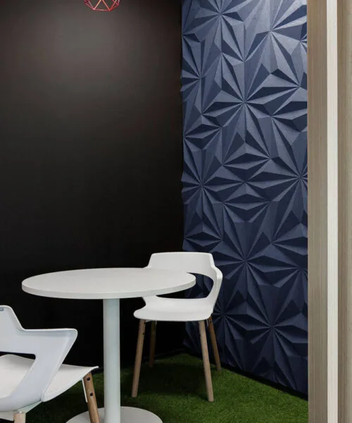 Diamond Deep Blue - 1 3/16&Quot; (30Mm) – 3D Acoustic Cork Wall Panels (Wdibl30) Diamond Deep Blue – 1 – 1 3/16″ (30Mm) (Wall Tile)
