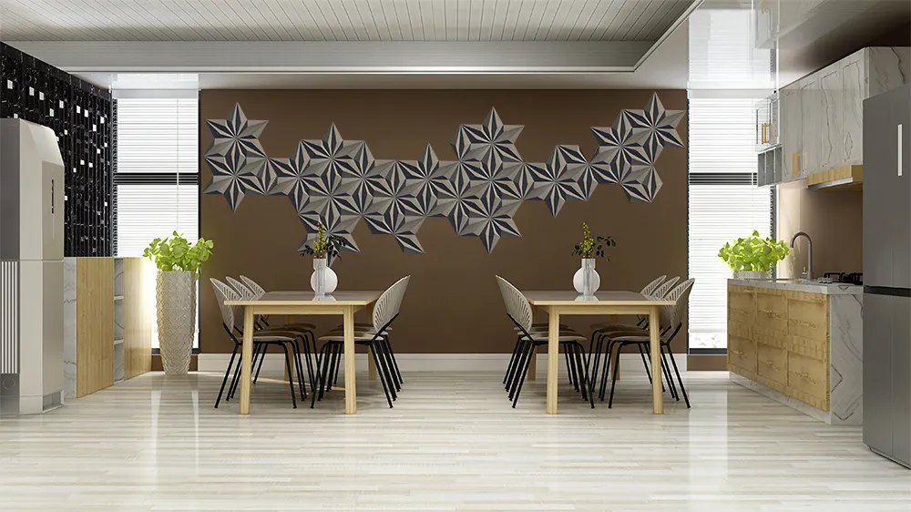 Diamond Natural 3D Acoustic Cork Decorative Wall Panels Home Studios Cafe Restaurant