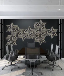 Diamond Natural 3D Acoustic Cork Decorative Wall Panels Home Studios Conference Room