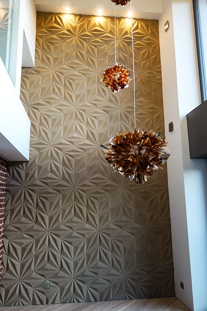 Diamond Natural 3D Acoustic Cork Decorative Wall Panels Wall-Mounted Sound Diffusers