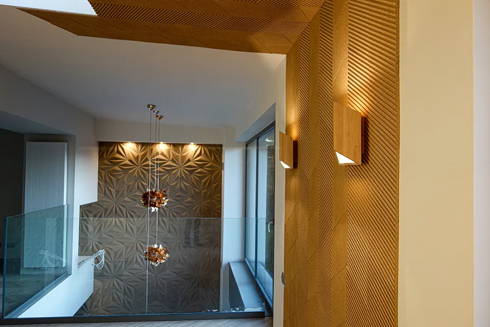 Diamond Natural 3D Acoustic Cork Decorative Wall Panels