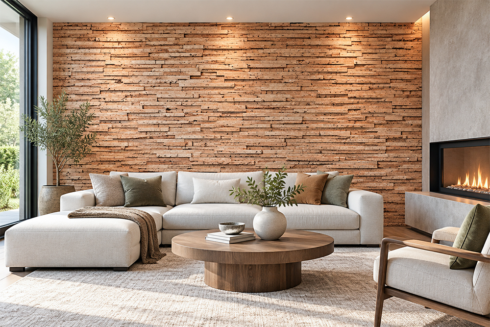 Durango - 25/64&Quot; (10Mm) - Cork Wall Tile (Wdur10) Durango – 25/64″ (10Mm) (Wall Tile) - Image 2
