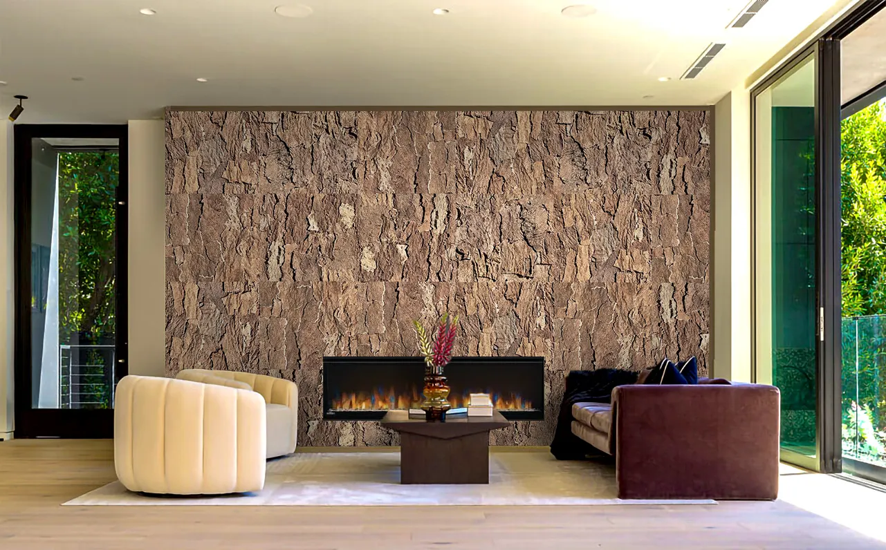 Earthhue - 1 3/16&Quot; (30Mm) - Acoustic Cork Wall Panels (Wethhu30) Ecoclay Acoustic Cork Wall Panels For Liveing Room Sound-Absorbing