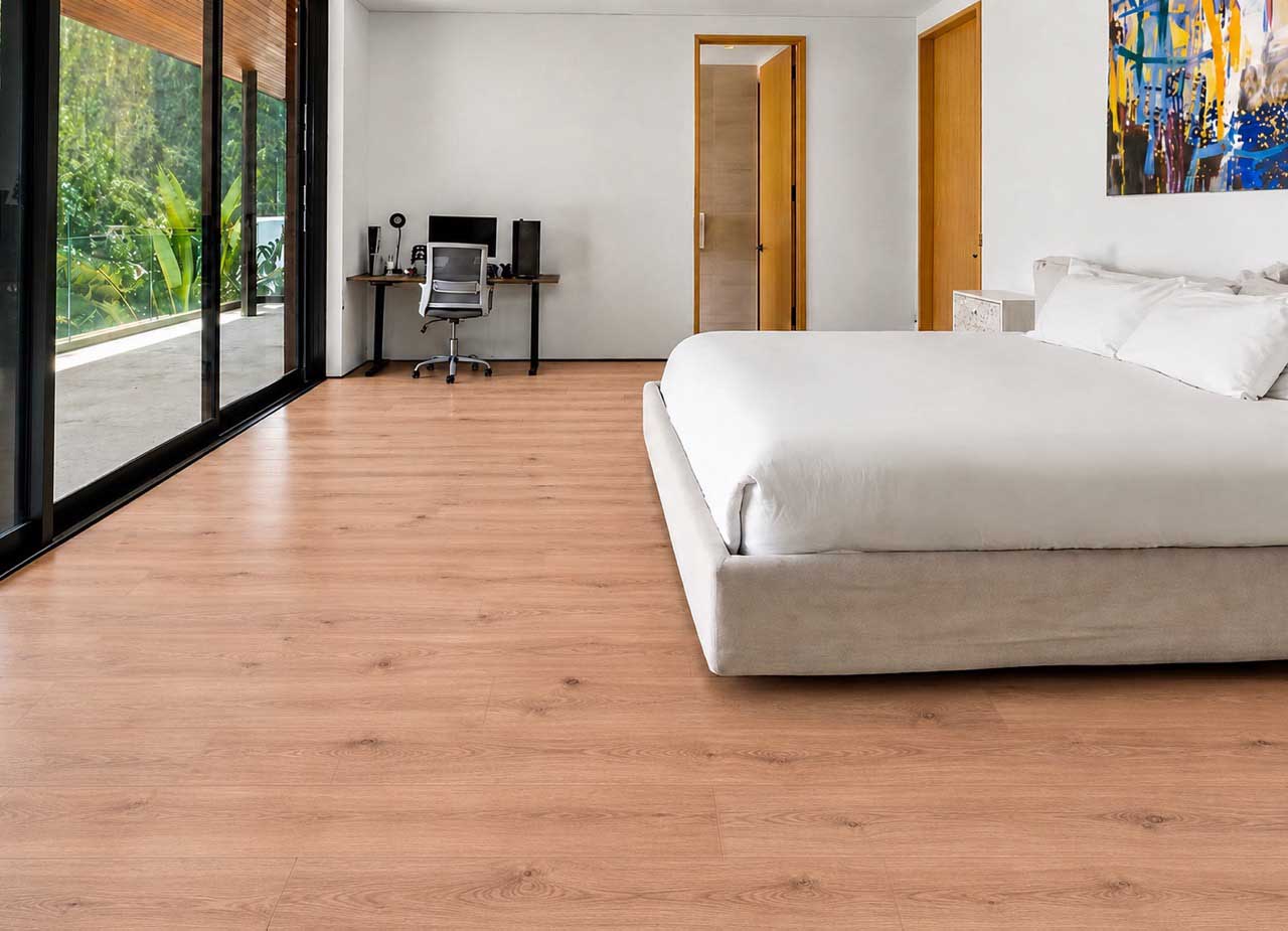 Honey Oak - 3/8&Quot; (9.5Mm) - Forna Natural Composite Flooring With Waterproof Hydrowood Core (Nhono9.5) Honey Oak – 3/8″ (9.5Mm) (Natural Composite Flooring) - Image 3