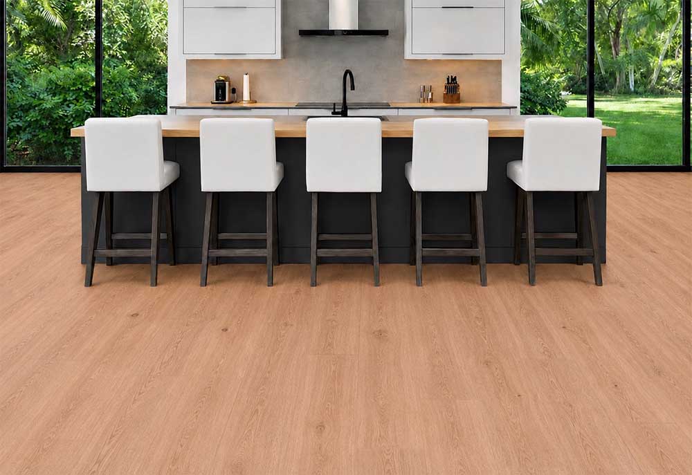 Honey Oak - 3/8&Quot; (9.5Mm) - Forna Natural Composite Flooring With Waterproof Hydrowood Core (Nhono9.5) Honey Oak – 3/8″ (9.5Mm) (Natural Composite Flooring) - Image 6